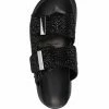 Alexander McQueen Hybrid crystal-embellished slide sandals