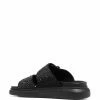 Alexander McQueen Hybrid crystal-embellished slide sandals