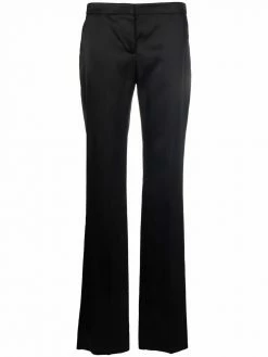 Alexander McQueen high-waisted straight leg trousers