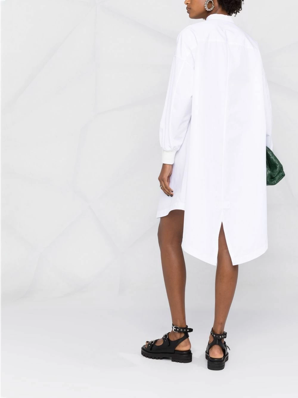 Alexander McQueen Button up mini shirt dress 4 Alexander McQueen button-up mini shirt dress