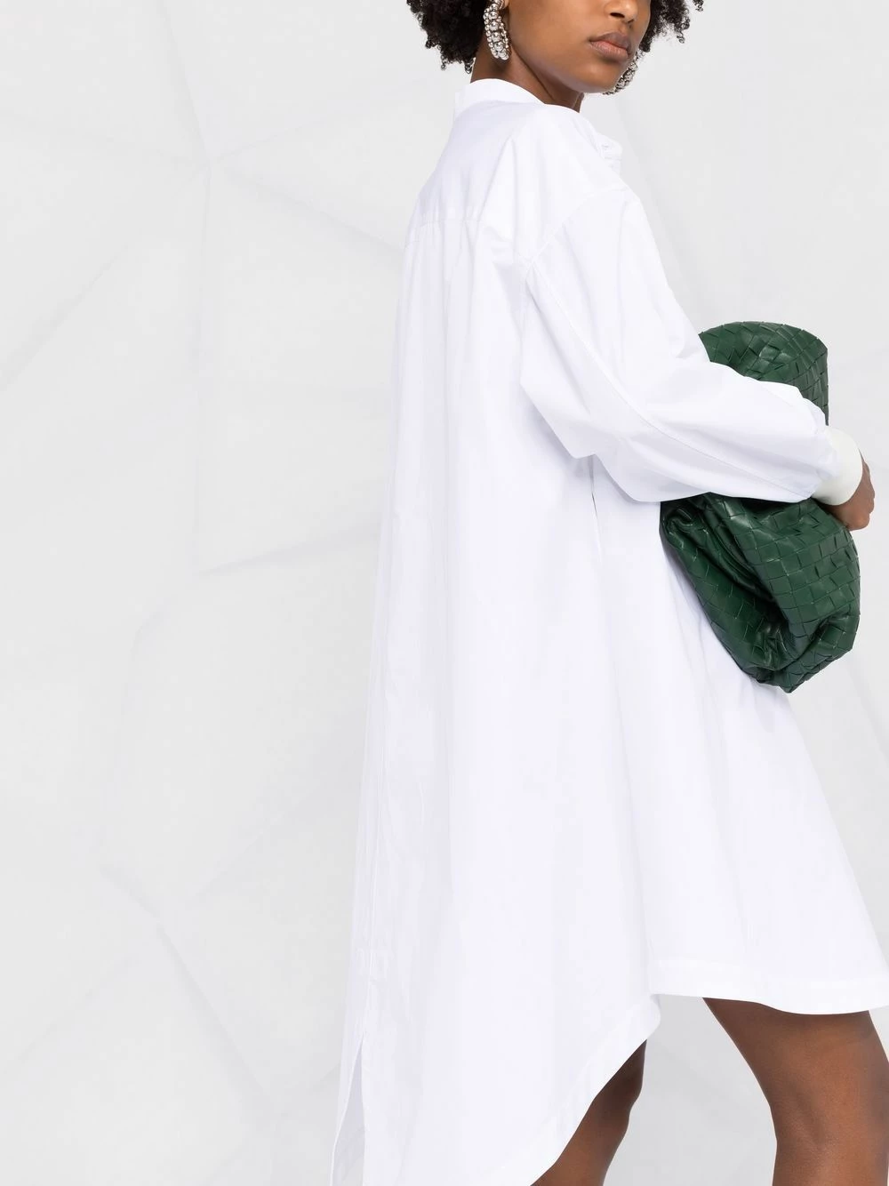 Alexander McQueen Button up mini shirt dress 3 Alexander McQueen button-up mini shirt dress