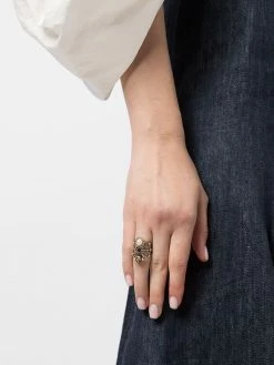 Alexander McQueen crystal spider ring