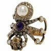 Alexander McQueen crystal spider ring