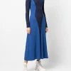 Alexander McQueen colour-block wool dress