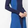 Alexander McQueen colour-block wool dress