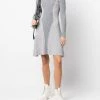 Alexander McQueen Stretch knit flared minidress 8 Alexander McQueen stretch-knit flared minidress