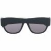 Alexander McQueen square-frame logo-print sunglasses