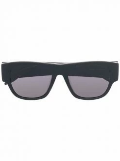 Alexander McQueen square-frame logo-print sunglasses
