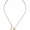 Alexander McQueen medium Molten double-pendant princess necklace