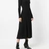 Alexander McQueen ribbed mid-length wool dress