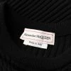 Alexander McQueen ribbed mid-length wool dress