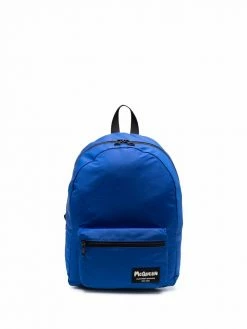 Alexander McQueen logo-patch zipped backpack