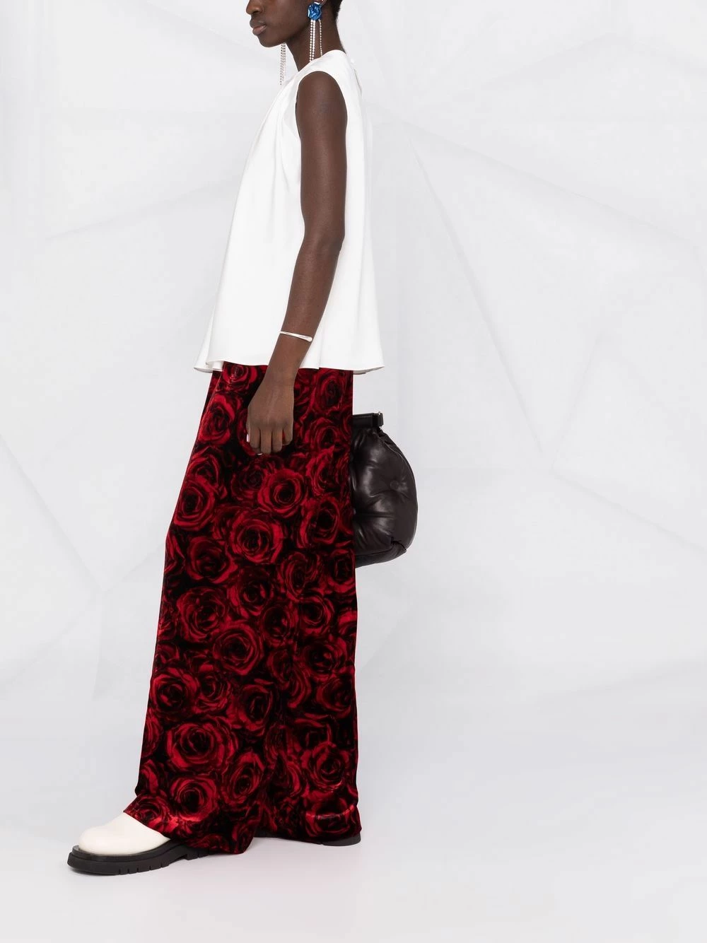 Alexander McQueen Draped silk tank top 6 Alexander McQueen draped silk tank top