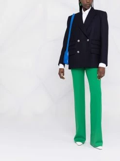 Alexander McQueen double-breasted wool-blend blazer