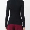 Alexander McQueen ribbed-knit half-zip top