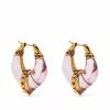 Alexander McQueen sculpted hoop earrings