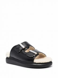 Alexander McQueen shearling lined sandals