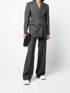 Alexander McQueen wide-leg wool trousers
