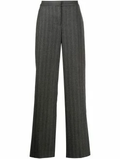 Alexander McQueen wide-leg wool trousers