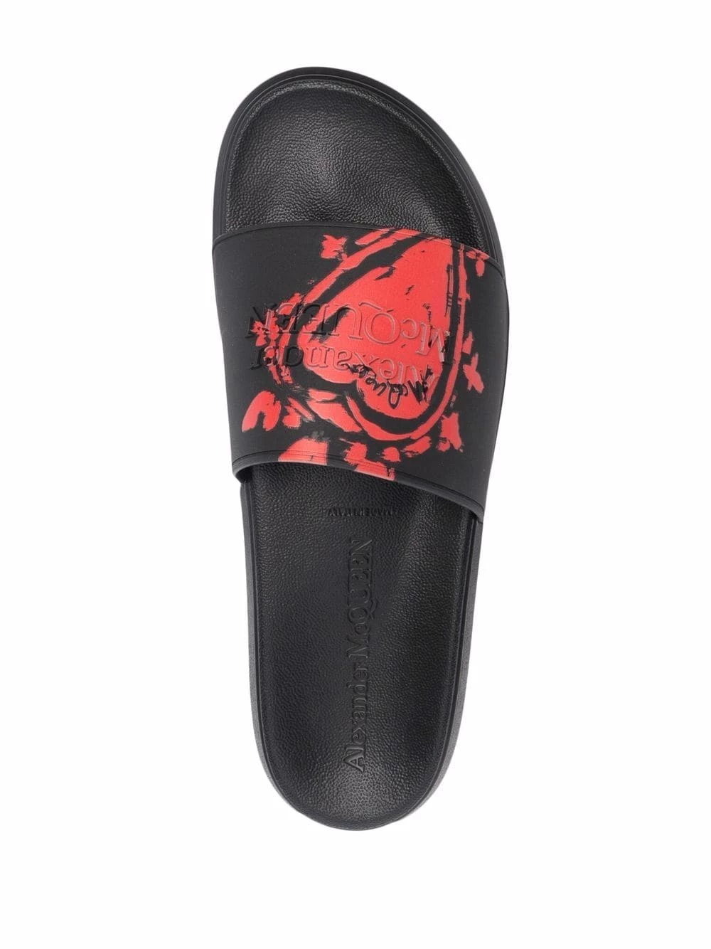 Alexander McQueen Embossed logo slides 4 Alexander McQueen embossed logo slides