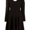 Alexander McQueen knitted flared dress