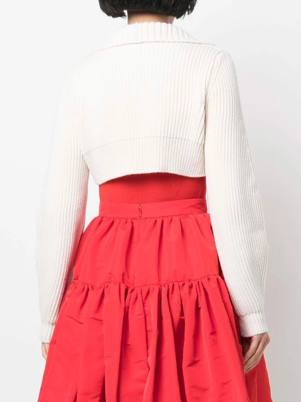 Alexander McQueen Ribbed cashmere bolero 4 Alexander McQueen ribbed cashmere bolero