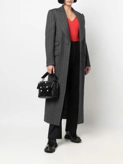 Alexander McQueen V-neck ribbed-knit jumper