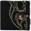 Alexander McQueen chain-print wool scarf
