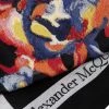 Alexander McQueen Skeleton graphic print fringed scarf 5 Alexander McQueen skeleton graphic-print fringed scarf