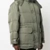Alexander McQueen graffiti oversized padded coat