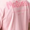 Alexander McQueen Graffiti logo print T shirt 9 Alexander McQueen graffiti-logo print T-shirt