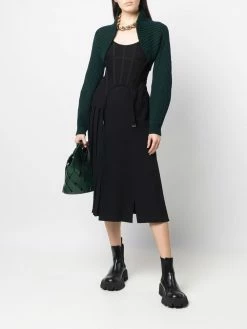 Alexander McQueen ribbed-knit cropped cardigan