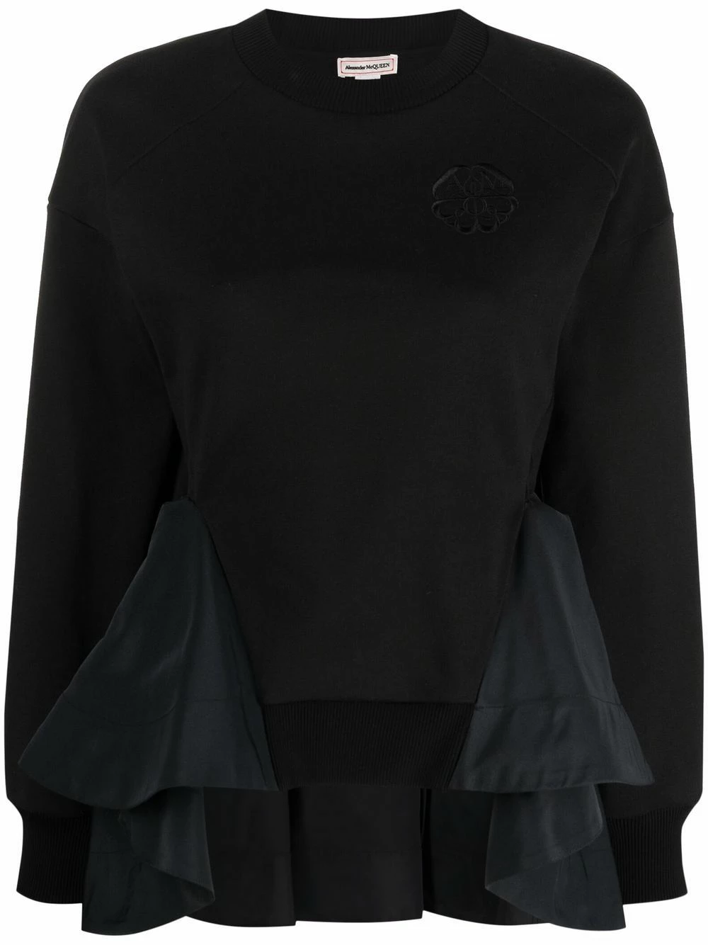 Alexander McQueen Peplum hem blouse 1 Alexander McQueen peplum-hem blouse