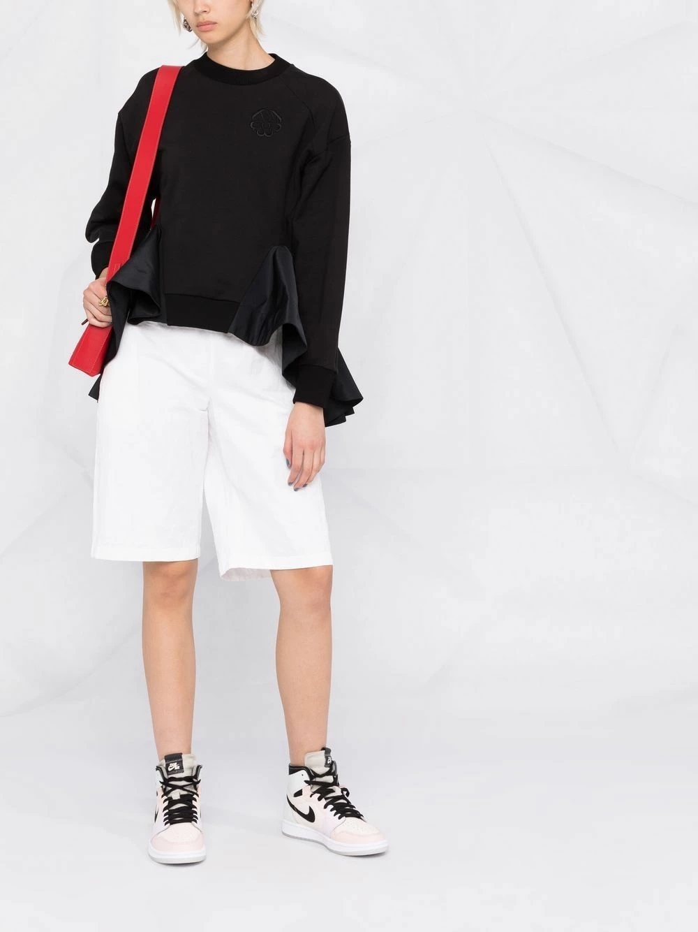 Alexander McQueen Peplum hem blouse 2 Alexander McQueen peplum-hem blouse