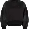 Alexander McQueen panelled crew-neck sweatshirt