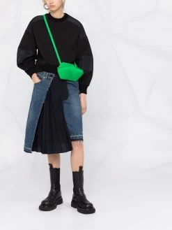 Alexander McQueen panelled crew-neck sweatshirt