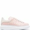 Alexander McQueen crocodile-embossed leather sneakers