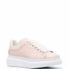 Alexander McQueen crocodile-embossed leather sneakers