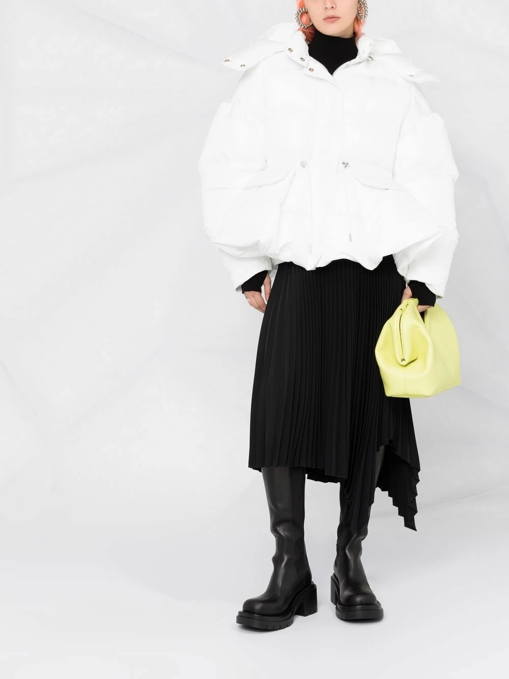 Alexander McQueen Drawstring waist padded jacket 2 Alexander McQueen drawstring-waist padded jacket