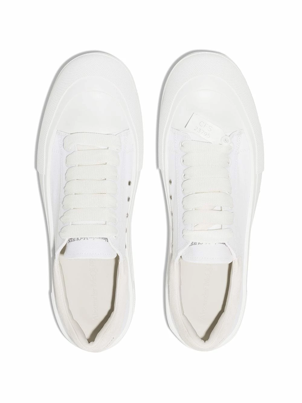 Alexander McQueen Deck Plimsoll lace up sneakers 4 Alexander McQueen Deck Plimsoll lace-up sneakers