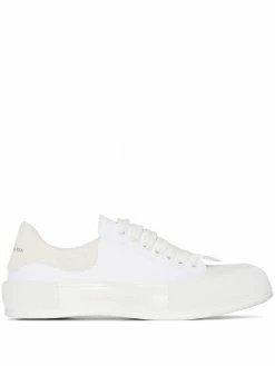 Alexander McQueen Deck Plimsoll lace-up sneakers