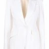 Alexander McQueen lace-panel single-breasted blazer