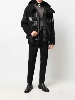 Alexander McQueen high-waisted slim-fit trousers