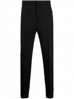 Alexander McQueen high-waisted slim-fit trousers