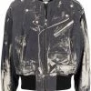 Alexander McQueen zipped bomber jacket