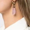 Alexander McQueen Stone pendant earring 4 Alexander McQueen stone pendant earring