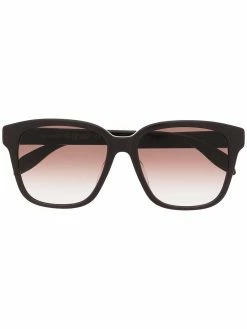 Alexander McQueen square graffiti sunglasses