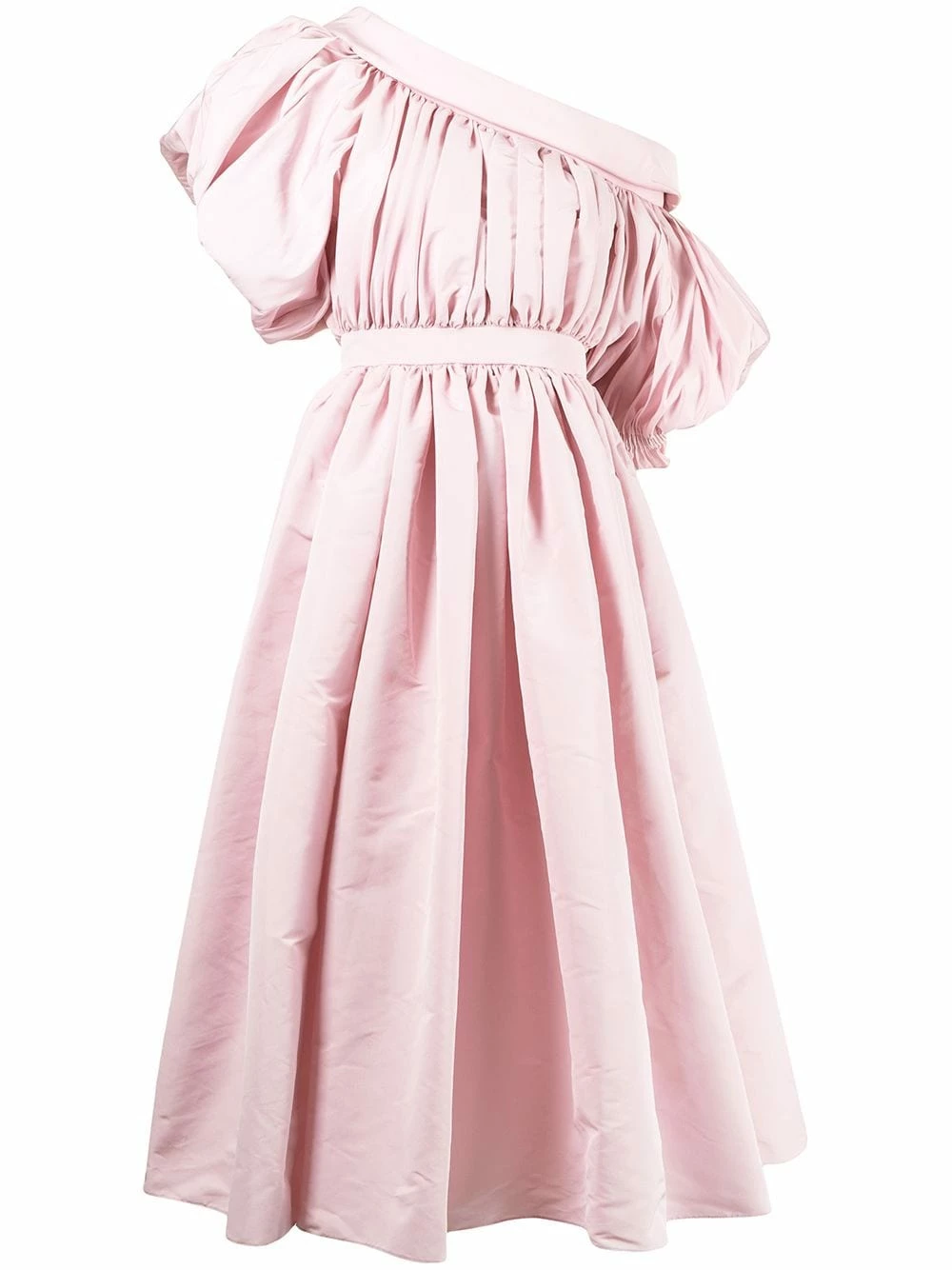 Alexander McQueen Off shoulder puff sleeve dress 1 Alexander McQueen off-shoulder puff sleeve dress