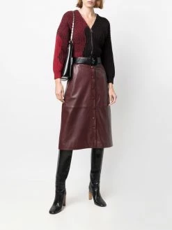 Alexander McQueen zipped-up V-neck sweater