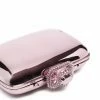 Alexander McQueen rhinestone-embellished mini clutch